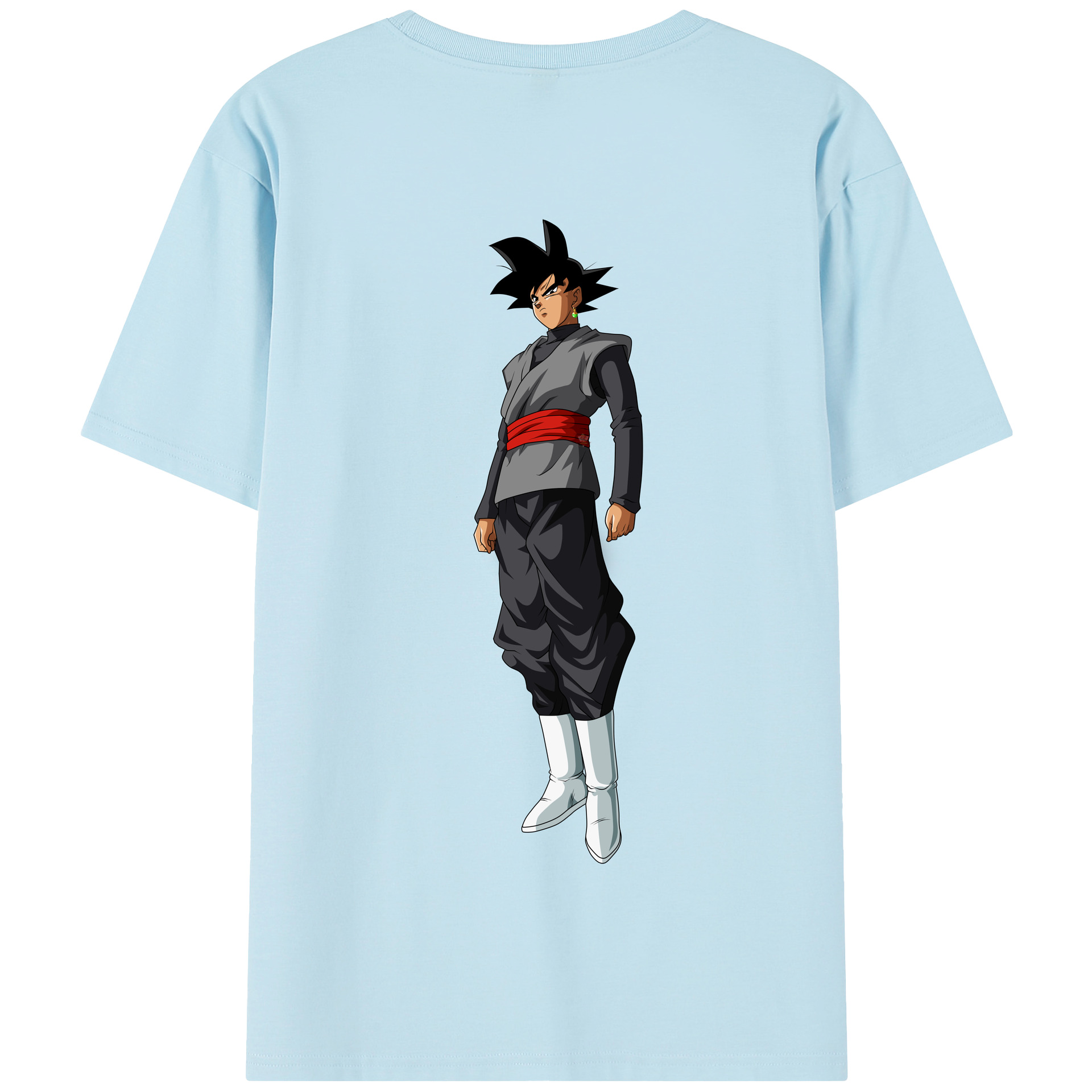 （画像用） ドラゴンボール ベジータ四世（Bejīta Yonsei）DRAGON BALL Vegeta IV 綿100％半袖Tシャツ（背面プリント）